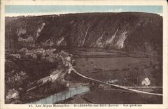 CPA Les Alpes Mancelles St Leonard des Bois Vue generale 
