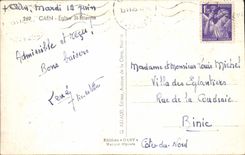 CPA Caen Eglise St Etienne 