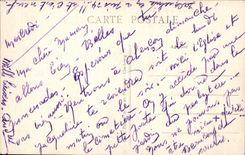 VINTAGE POSTCARD Biville the new Church