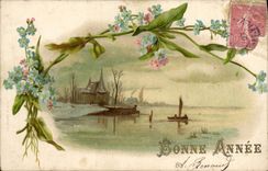 CPA Fantaisie Bonne Annee 