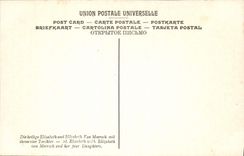 VINTAGE POSTCARD Museum of Bruges David Bapteme of Christ Shutter of the tryptic co. Elisabeth