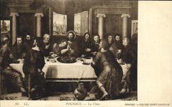 VINTAGE POSTCARD Pourbus Holy Cene Bruges Church Saver