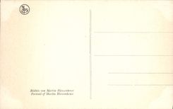 VINTAGE POSTCARD Memling Portrait of Martin Hiewenhowe Bruges Holy Hospital Jean