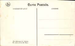 VINTAGE POSTCARD Memling Worship of the Magi central Panel of the triptych