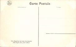 CPA David Detail du Volet exterieur du Triptypque du Bapteme du Christ La Vierfe et l'Enfant Musee de Bruges