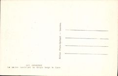 CPA Gavarnie Le sentier coaduisant au Cirque Longe le Gave