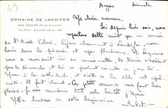CPM Domaine De Landifer Par Bauge Maine Et Loire
