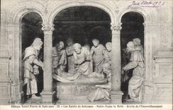VINTAGE POSTCARD Saints of Solesmes Notre Dame the Beautiful Cave of the burial
