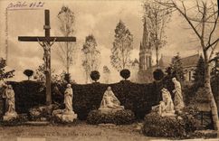 VINTAGE POSTCARD Pilgrimage of Notre Dame of the Oak the martyrdom