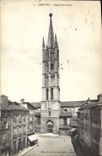 VINTAGE POSTCARD Limoges Church St Michel