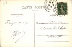 VINTAGE POSTCARD Limoges Church St Michel