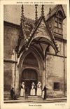 CPA Hotel Dieu De Beaune Porte d'entree Religieuse