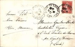 VINTAGE POSTCARD Flowers Good Festival