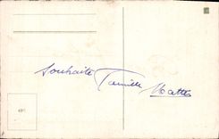 VINTAGE POSTCARD Good Festival Flowers Clover