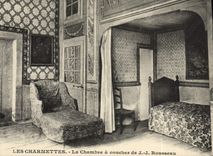CPA Les Charmettes La chambre a coucher de JJ Rousseau