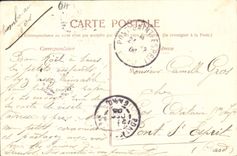 VINTAGE POSTCARD Sisteron Rock of Beaume