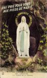 CPA Lourdes La vierge de la grotte