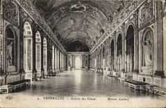 CPA Versailles Galerie des Glaces 