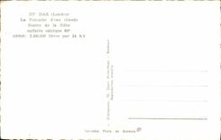 MODERN CARD Dax the warm water Source Fountain of Nehe