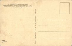 Iglesia Jecques de Lisieux de la POSTAL de la VENDIMIA Saint