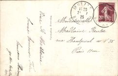 CPA Fantaisie Bonne Fete Fleurs Rose