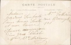 VINTAGE POSTCARD Fantasy To carry You Happy Wishes Child