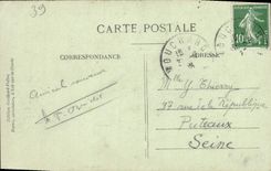 VINTAGE POSTCARD Informer Ruins Of the Castle of Vaulgrenans and the Oubliettes