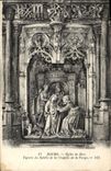 CPA Bourg Eglise de Brou Figures Du Retable de la Chapelle de la Vierge