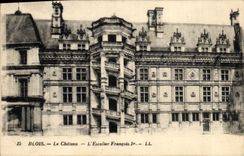 CPA Blois Le Chateau L'Escalier Francois 1er