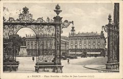 CPA Nancy Place Stanislas Grilles de Jean Lamour