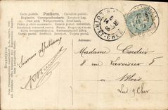 VINTAGE POSTCARD Good Fantaisie Celebrates Woman Anchors of navy