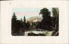 CPA Canotage Chateau