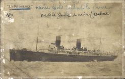 CPA La Provence Bateau