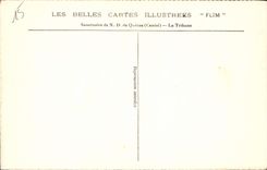 VINTAGE POSTCARD ND Sanctuary of Quezac the platform