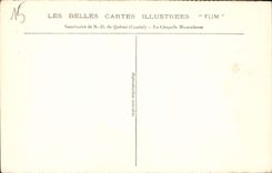 VINTAGE POSTCARD ND Sanctuary of Quezac the miraculous vault