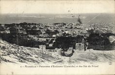 CPA Marseille Panorama d'Endoume Corniche et des iles de Frioul
