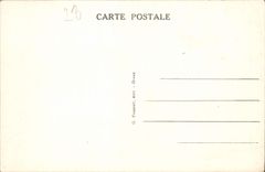 POSTAL Dampierre de la VENDIMIA en Blevy visto en la charca