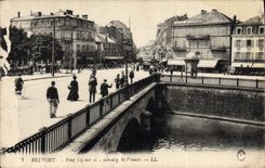 CPA Belfort Pont Carnot et faubourg de France 