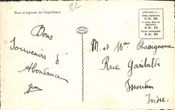 VINTAGE POSTCARD country cottages Top close to Swiss Gramont Border