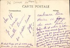 VINTAGE POSTCARD Rouen Law courts Principal Frontage
