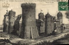 CPA Rouen Tour ou Jeanne d'Arc fut enfermee en 1431