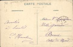 VINTAGE POSTCARD Rouen Turn or Jeanne d' Arc was enfermee in 1431