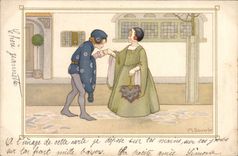 VINTAGE POSTCARD Fantasy Sowerby Children