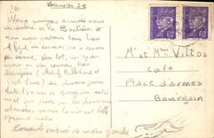 VINTAGE POSTCARD Dauphine Solid mass of Belledonne the Lake of Large Domenon the collar of Freydane