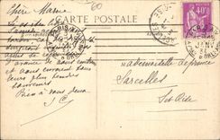 POSTAL Compiegne de la VENDIMIA el arco del d de Jeanne de la torre