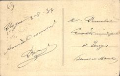 POSTAL Clermont-Ferrand de la VENDIMIA la casa de los arquitectos