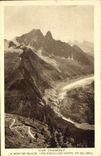 CPA Chamonix La Mer de Glace les Aiguilles Verte et du Dru