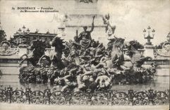 CPA Bordeaux Fontaine du Monument des Girondins