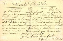 CPA Palais De Versailles Galerie des Glaces