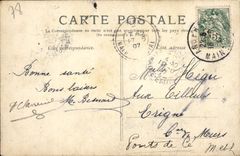 CPA Versailles Petit Trianon Le Boudoir